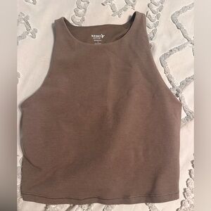 Old navy tan-ish brown powerchill crop tank Small(needed a medium)